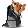 thumbnail image 5 of Mochila de pecho para perros negra (M), bolsa de transporte para perros, bolsa para transportar mascotas JM, 5 of 5