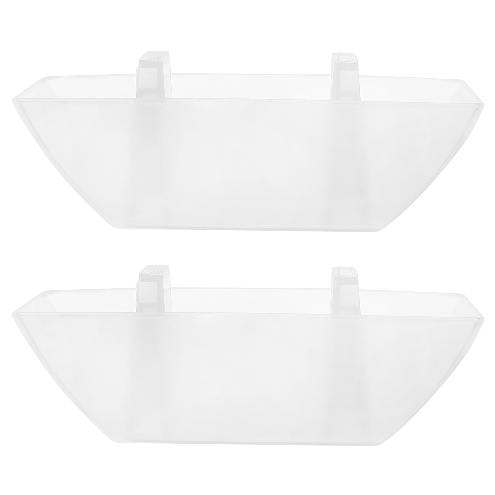 Homemaxs 2 Pcs Plastic Range Hood Oil Cup Practical Oil Bowls Box Range