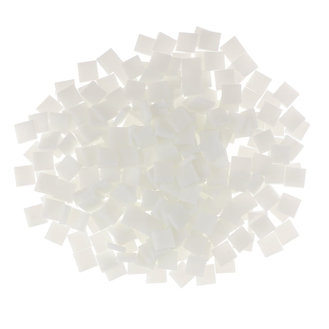 Piezas de Azulejos de Mosaico de Vítre Blanco Sunnimix Mosaico 10x10x3mm