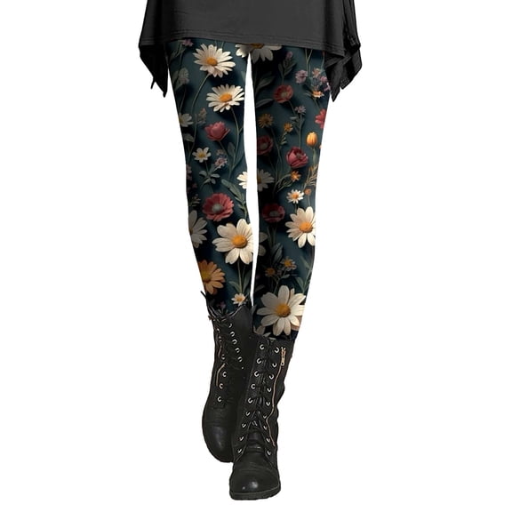 Sweatpants Women Slim Fit Floral Slimming Printed Yoga Pants Soft Milk Silk Grinding Fabric Lightweight & Breathable Suitable For Spring Summer & Fall L Women's Pants