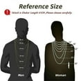 thumbnail image 7 of Men Women Hip Hop Letters Much Money Pendant Necklace with 13mm Miami Cuban Chain Iced Out Bling HipHop Necklaces Fashion Jewelry, 7 of 7