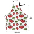 thumbnail image 2 of Kdxio Hand Drawn Strawberry Apron with Pockets Adjustable Kitchen Aprons for Men Women Waterproof Aprons for Cooking,Drawing,Crafting, Baking Household Cleaning, 2 of 8