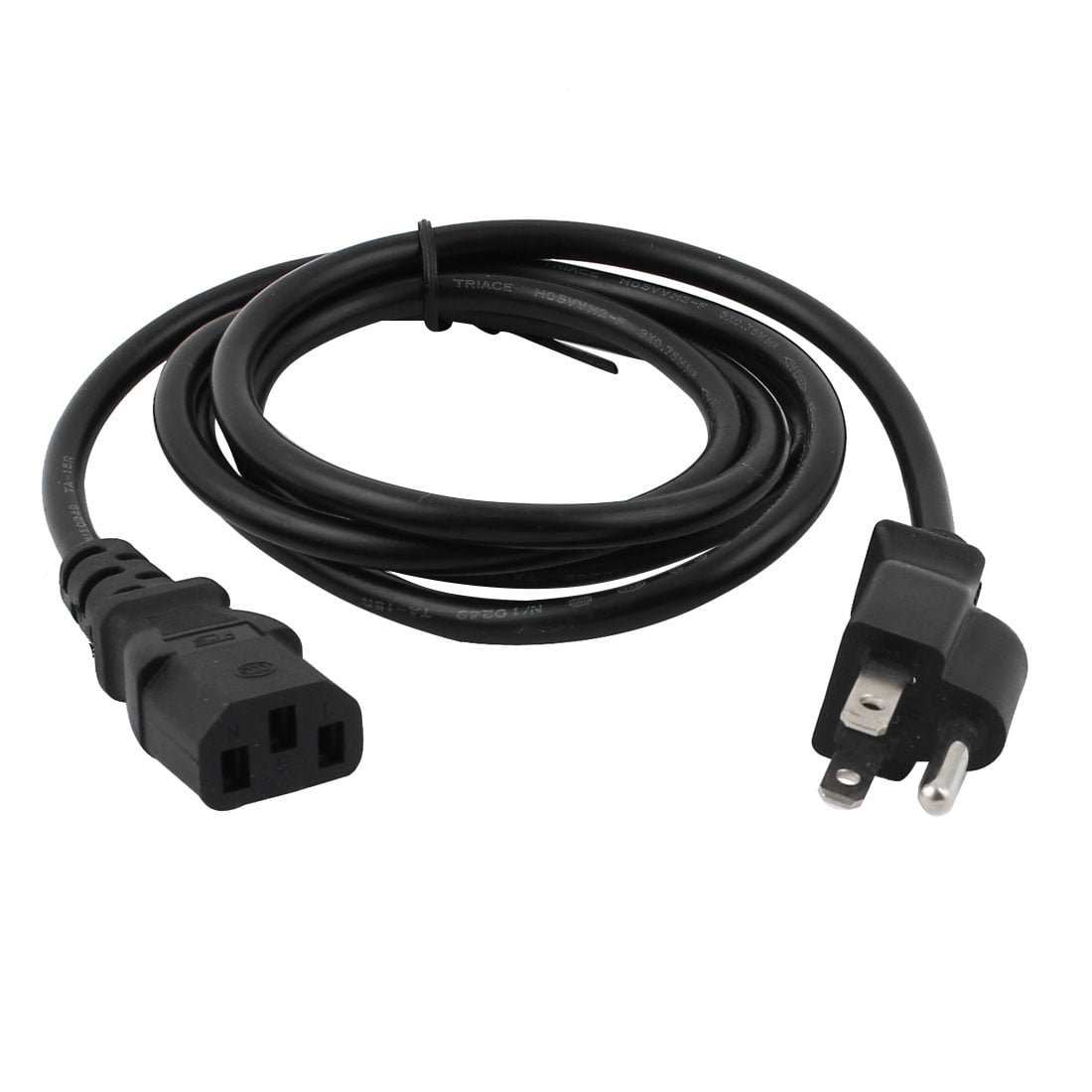 AC 250V 10A C13 Socket to US 3 Pin Plug Electric Cooker Power Cable 5Ft