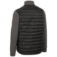 thumbnail image 2 of DLX Mens Jacket Padded Full Zip Fleece Sleeves Casual Water Repellent Warner, 2 of 2