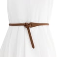 thumbnail image 2 of 1 Pce Ceinture Nouée en Similicuir pour Femmes / Ceinture à Nouer en Similicuir pour Femmes / Ceinture de Taille Sécuritaire en Similicuir pour Femmes, 2 of 7