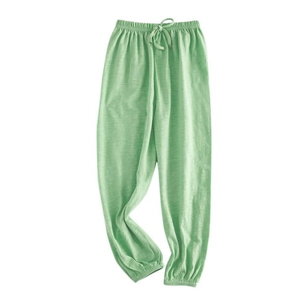 

PINQI Baby Autumn Overalls Toddler Kids Girls Boys Soild Elastic Basic Harem Long Pants Casual Joggers Sports Dance Pants Pull On Pants(Green 3-4 Years)