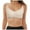 White, variant on Women's Wireless Bras Full Coverage Seamless Supportive, Back Smoothing T-Shirt Bra with Padded Everyday Bra Sports Bras for Women High Support