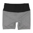 thumbnail image 4 of Pantalones cortos de compresión para mujer Reebok Fitted Highrise Athletic, gris, grande, 4 of 5