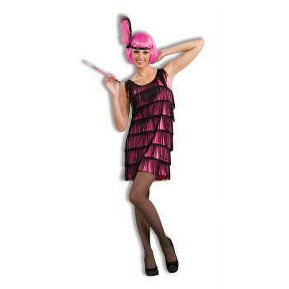 COSTUME-JAZZY PINK FLAPPER XL