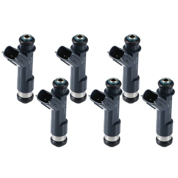 Unique Bargains 6pcs Car Fuel Injector Nozzle Replacement for Toyota Tacoma 4.0L 2005-2011 23250-0P030, Deep Blue