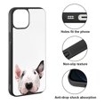 thumbnail image 2 of FINCIBO Soft Rubber Protector Cover Case for Apple iPhone 14 6.1" 2022, Animal Bull Terrier Dog, 2 of 5