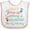 White and Pink, variant on Inktastic Nurse Practitioner Like Mommy Boys or Girls Baby Bib