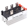 thumbnail image 3 of Rectificador trifásico ANGGREK SQLF50A 1200V 50A 4 piezas con disipador de calor, 3 of 8