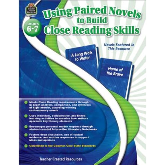 Pre-Owned Using Paired Novels to Build Close Reading Skills Grades 6-7 (Paperback) by Janna Anderson