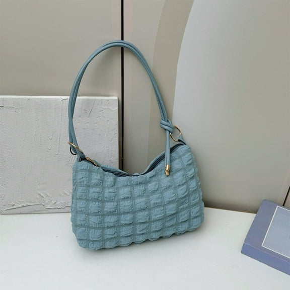 HongHeng Shoulder Bag for Women Padding Shoulder Bag Puffy Hobo Bag Trendy Tote Bag