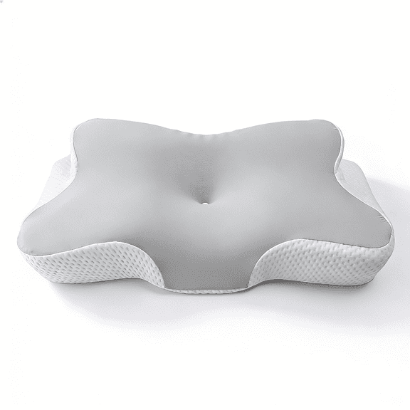 MOONORAH Ergonomic Cervical Pillow for Neck Pain Relief Memory Foam for Side Back Sleepers with Cooling Breathable Cover (24.9"L x 14"W x 4.8"H)
