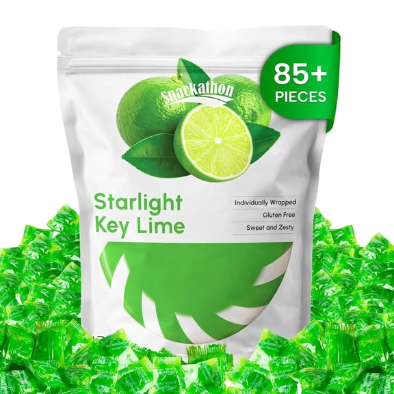 Starlight Candy, Individually Wrapped (1 Pound, Key Lime)