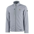 thumbnail image 2 of Men's Cutter & Buck Gray New Orleans Saints Evoke Eco Softshell Recycled Full-Zip Jacket, 2 of 3