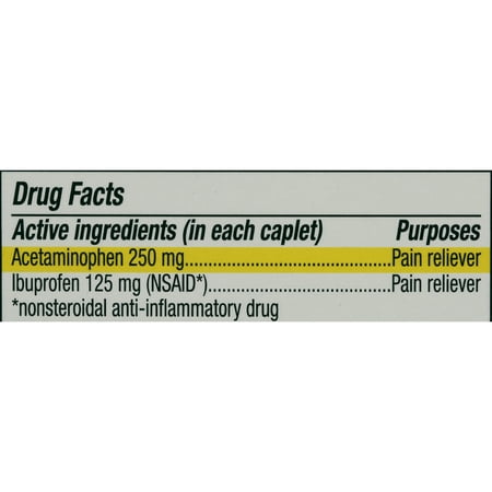 Equate Dual Action IBU/APAP, 72 Count