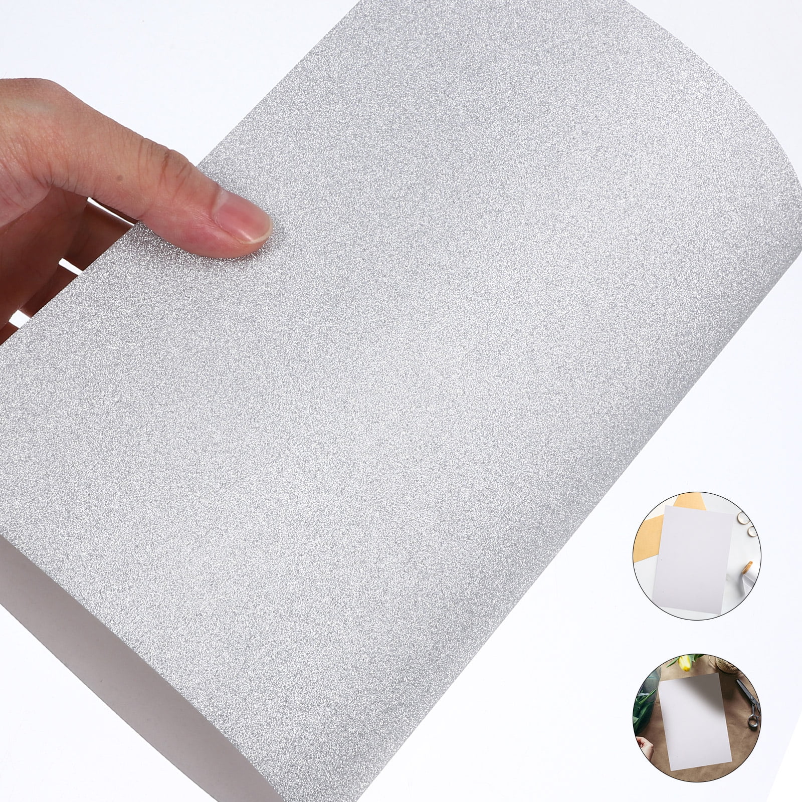 MLINS 30 Sheets Glitter Cardstock Paper for Crafts, Craft Paper, Glittery Cardstock for Scrapbooking and Art Projects