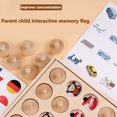 thumbnail image 4 of Partheme Novelty Toys 2 Counts Wooden Memory Children's Educational Memory Pairing Table Game Toy Beige, 4 of 8