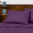 thumbnail image 6 of Bare Home Pillowcase Set - Envelope Closure - Premium 1800 Collection - Double Brushed - Ultra Soft - Standard Size, Plum, 2 Count, 6 of 8