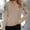 Khaki, variant on CaiJunJia Long Sleeve Tops,Women's Long Sleeve Shirts Pleated Blouses Casual Loose Dressy Fall Basic Tops Trendy Clothes