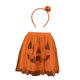 thumbnail image 3 of Diadema de Halloween con falda tutú, accesorio para fiestas y actuaciones en el escenario. Naranja, 3 of 9