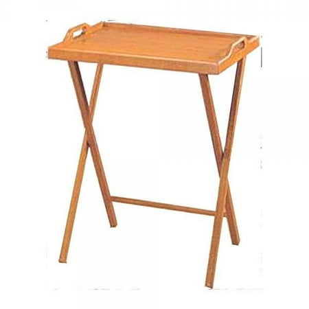 Essential Home Oak Finish Folding Tv Tray Table Snack Drinking Essential Home Oak Finish Folding Tv Tray Table Snack Drinking Portable Desk