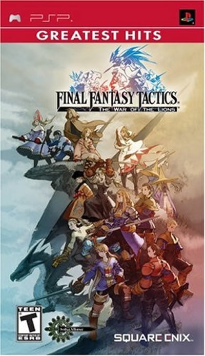 Wooden Final Fantasy Tactics Game Cover Wall Hanging Art 