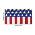 thumbnail image 2 of Patriotic Welcome Doormat for 4th of July Indoor Outdoor, Non-Slip Rubber Backing American Flag Design with Hearts, Red White Blue Holiday Front Door Mat, 2 of 7