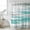 Teal Gray, variant on Brown Gray White Shower Curtain, Waterproof Shower Curtains for Bathroom, Vintage Rustic Abstract Mottled Art Washable Fabric Bathtub Curtain Set Bath Decor with 12 Hooks Standard 72"x72"