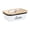 White, variant on Butter Dish with Lid and Butter Curler Knife - Unbreakable Stainless Steel Keeper Container with Double Silicone Sealing, for Kitchen Farmhouse Decor