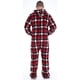 thumbnail image 2 of Pijama de una pieza con pie y capucha de polar para hombre Adepaton CJWUS-3673, 2 of 4