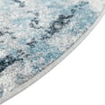 thumbnail image 2 of Unique Loom Kamala Washable Collection Area Rug - Tribal (5' 3" Round Ivory Gray/Blue), 2 of 7