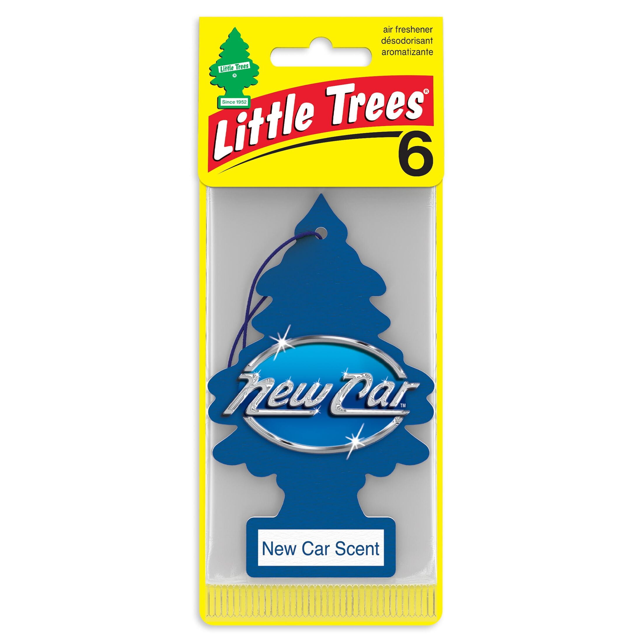 LITTLE TREES air freshener New Car Scent 6-Pack