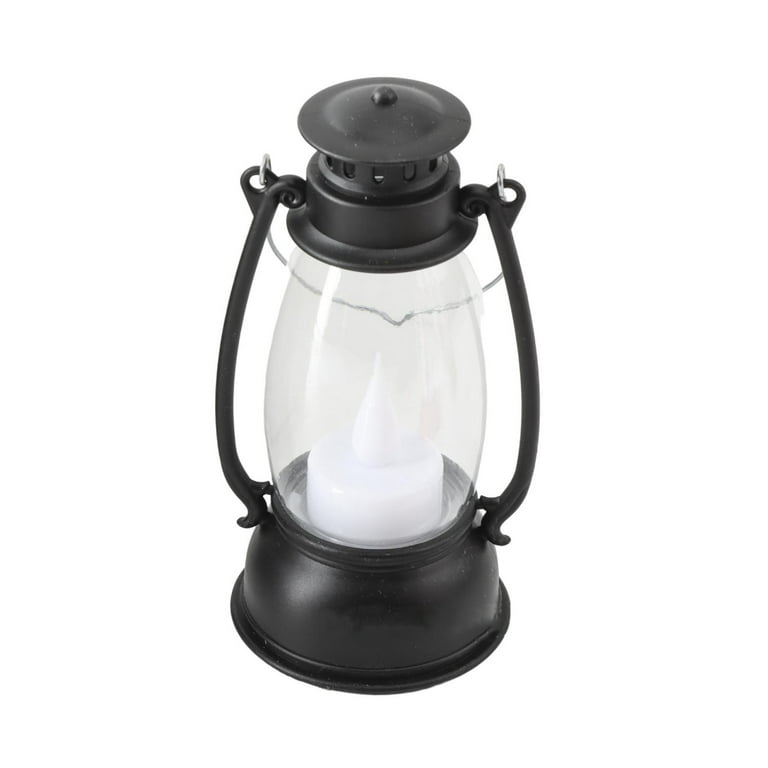 Yirtree LED Vintage Lantern Flickering Flame, Outdoor Lanterns for Patio  Waterproof,Decorative Hanging Garden Lights, Decorative Lanterns Battery