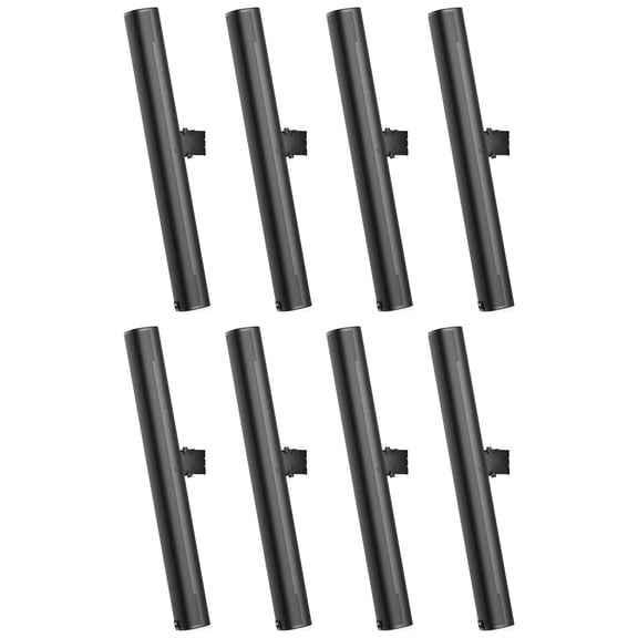 (8) JBL COL800-BK 32" Black 70V Commercial Slim Column Wall Mount Array Speakers