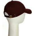 thumbnail image 3 of Daxton 3D Custom Alphabet AZ Letter Numbers Initial Baseball Dad Hat- Burgundy, Letter M, 3 of 3