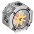 thumbnail image 3 of Water Flow Meter,Aluminum Alloy G1/4 Thread Computer Water Cooling PC Flow Meter Enhanced Durability, 3 of 7