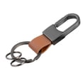 thumbnail image 3 of LOVIVER Car Keychain Keyring Men Keys Wallet Purse Holder Universal Key Fob Keychain Brown, 3 of 8
