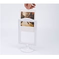 thumbnail image 4 of 4 Pack Standing Photo Frames,Self Standing Photo,Vertical Mount Sign Holders 4x6", Double Sided Tabletop Display,Each Frame Holds 2 Pictures,School,Wedding Party Table Numbers Holder More Colors, 4 of 7