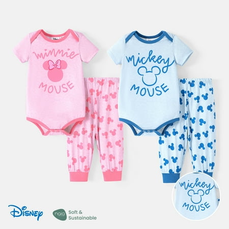 

Disney Baby Boy/Girl 2pcs Short-sleeve Graphic Naia™ Romper & Pants Set