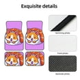 thumbnail image 4 of Fotbe Corgi In Sushi Roll Juego de 4 Tapetes para Auto con Estampado – Alfombrillas de Goma Reforzada, Diseño Antideslizante, Protección para Todo el Año – Vehículos, Autos, Camionetas y SUVs, 4 of 7