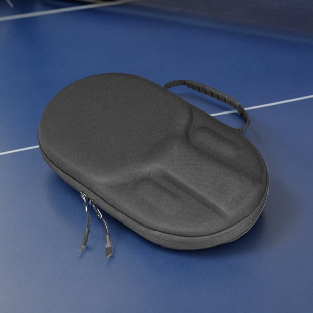 La Raqueta Deportiva Portátil Pong Racket Tapa Capa Remolque Almacenamiento Paleta Con Cáscara Dura para 2 Paletas Y 4 Bolas