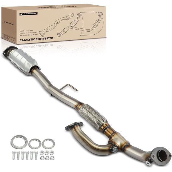 A-Premium Rear Catalytic Converter Kit Direct-Fit Compatible with Toyota Camry 2004-2006, Solara 2004-2008 & Lexus ES330 2004-2006, 3.3L, EPA Compliant
