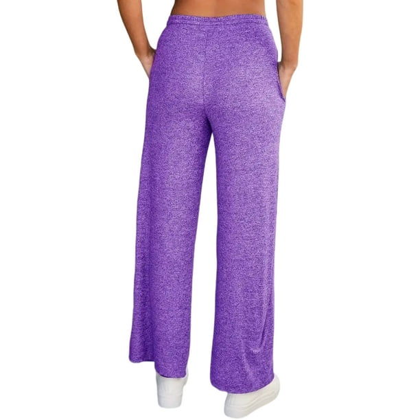 Stylish and Comfortable Purple Fitness Pants