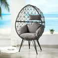 thumbnail image 5 of ACME Aeven Teardrop Patio Chair in Gray and Black, 5 of 6
