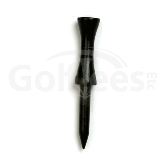 Golf Tees Etc Step Down Black Golf Tees 2 3/4" Inch Strong & Light Weight Accessory Tool For Golf Sports - (500 Of Pack)