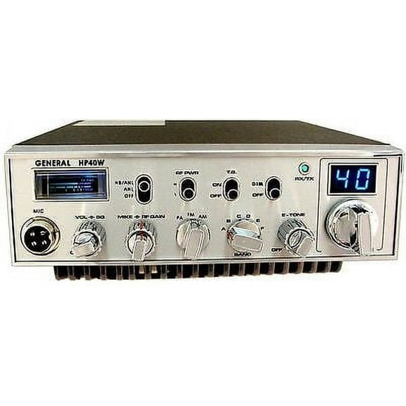 General HP40W Mobile Ham Radio with Upgraded Receiver & Noise Limiter